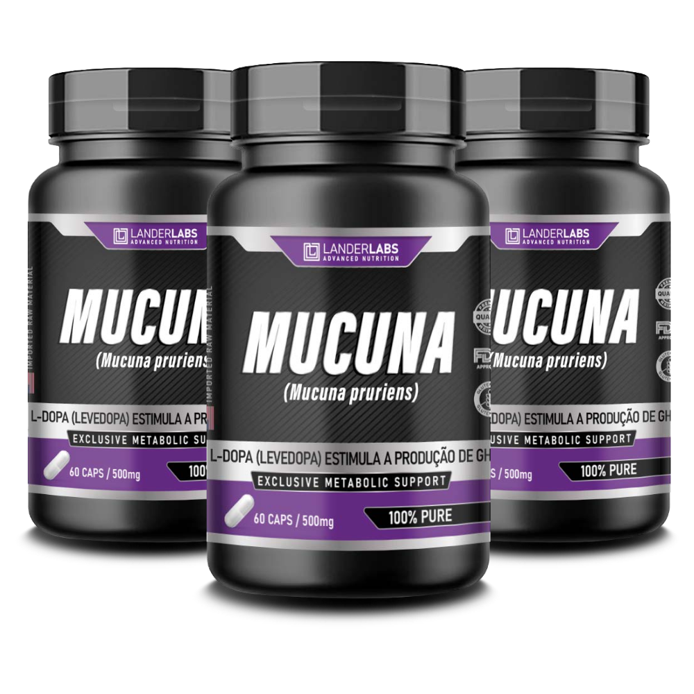Mucuna LanderLabs 500mg – 60 cápsulas