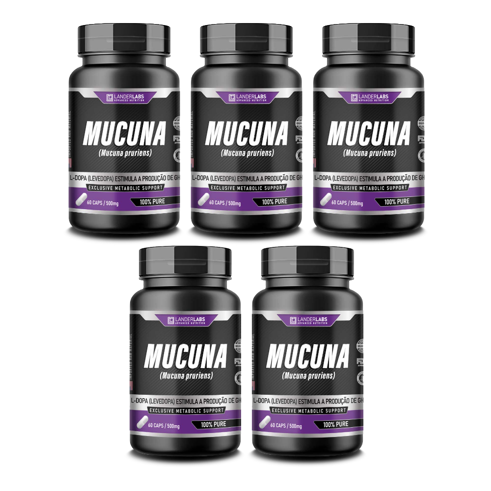 Mucuna LanderLabs 500mg – 60 cápsulas