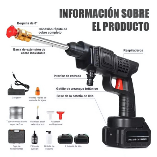 Combo Hidrolavadora+Aspiradora Portá 2BA