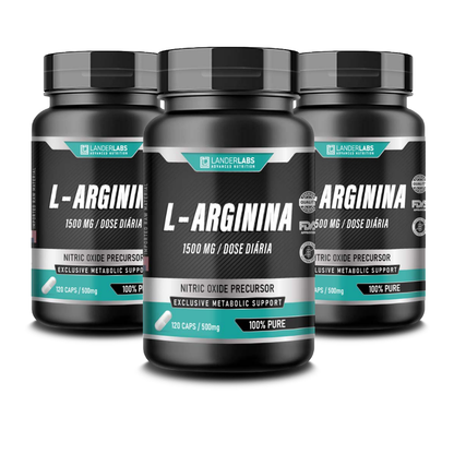 L-Arginina LanderLabs 1500mg – 120 cápsulas