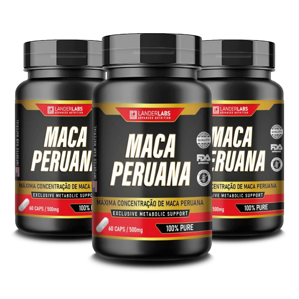 Maca Peruana LanderLabs 500mg – 60 cápsulas