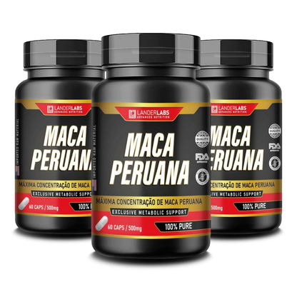 Maca Peruana LanderLabs 500mg – 60 cápsulas